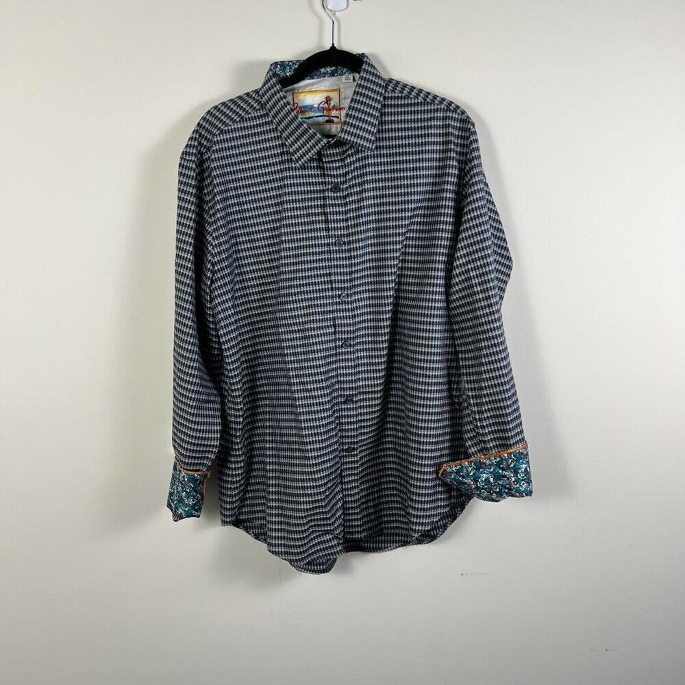 Robert Graham Flip Cuff Long Sleeve Shirt XL